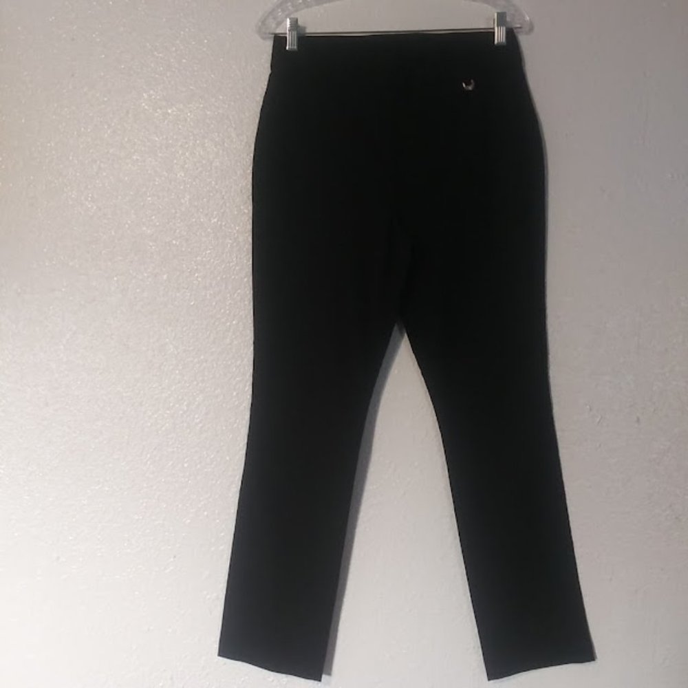 Rafaella women's size 6 black pull-on stretch pants